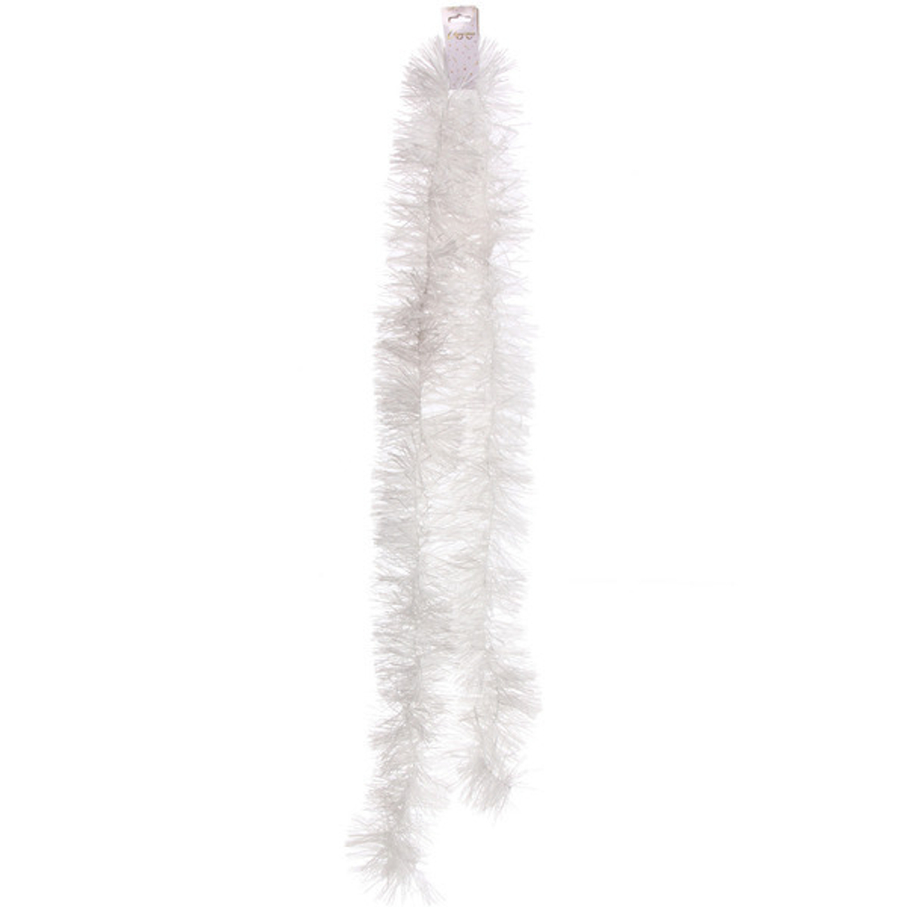 Мишура 2 м 11 см «Метель», Белый