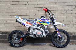 Питбайк KAYO MINI YX125EM 14/12 (механ. сцепл., эл. стартер)