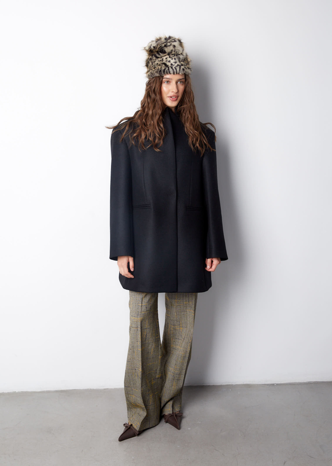 Брюки из шелка и вискозы Боттега Венета желтый/синий