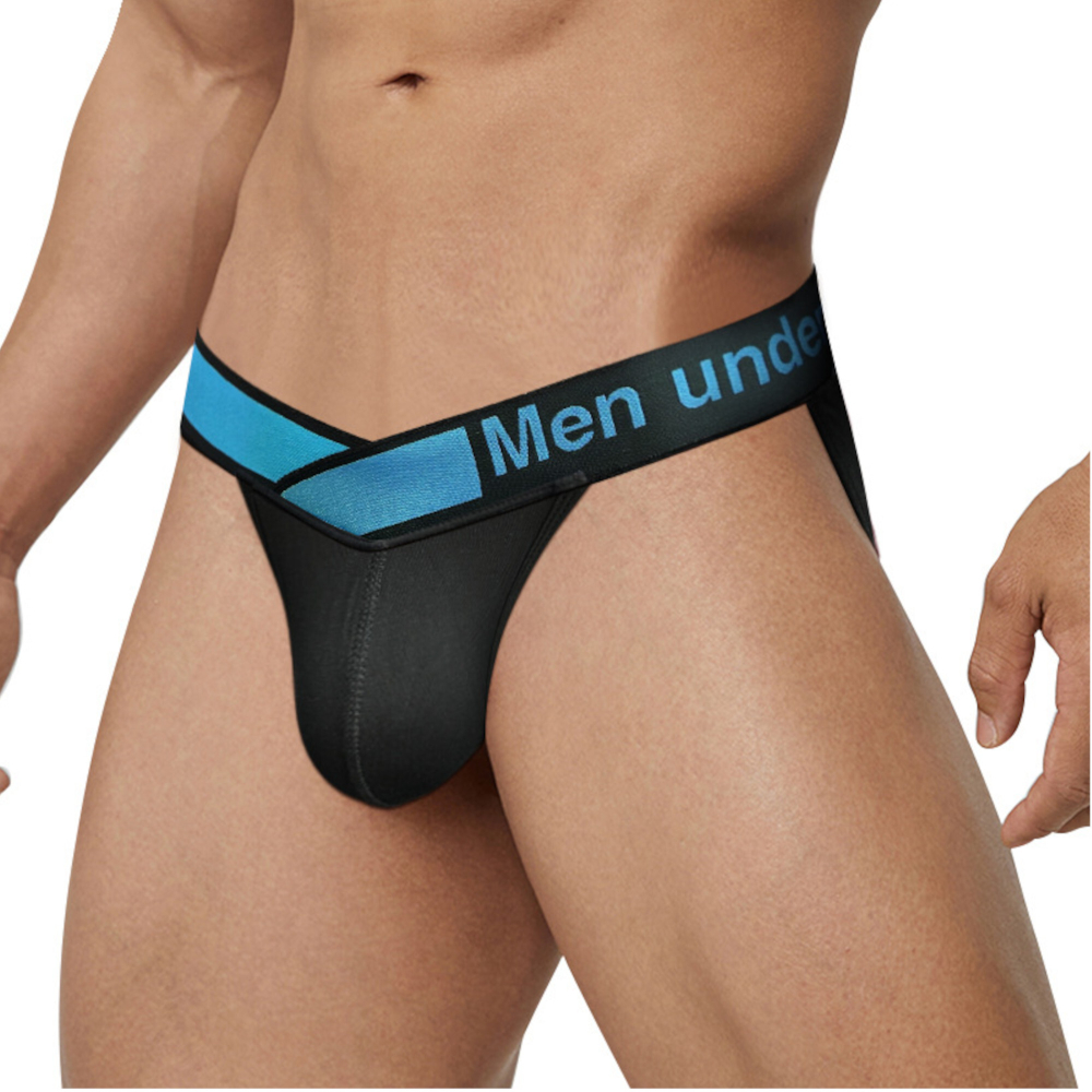 Мужские трусы танга черные PUMP! MP252-2