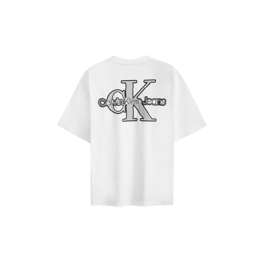 Белая футболка с логотипом Calvin Klein Tee, J400321-YAF
