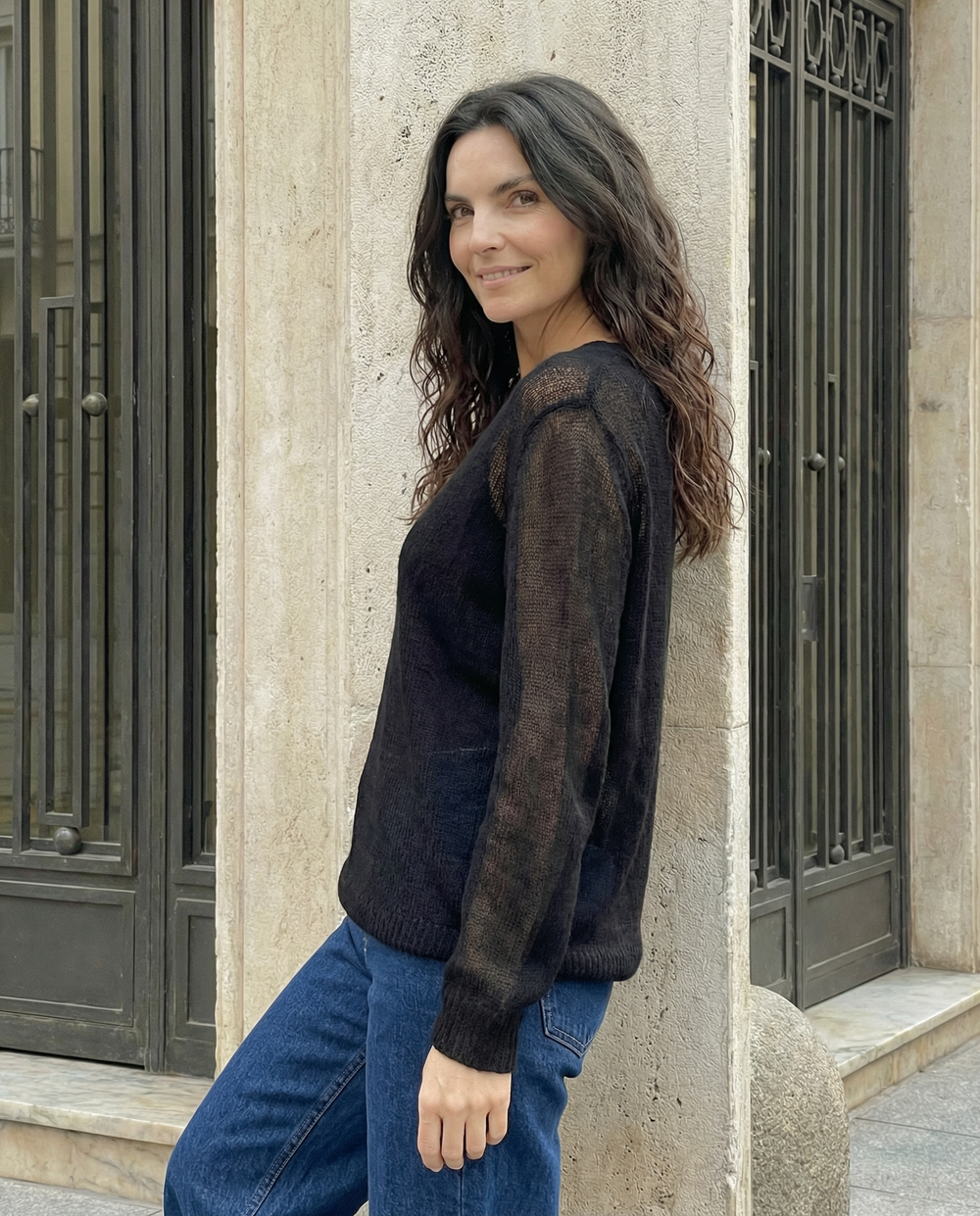 Джемпер VEIL KNIT (black)