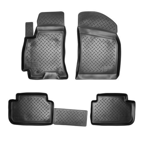 Ковры в салон Norplast/Unidec для Chevrolet Lanos (1997-)Полиуретан,Черный, арт.NPL-Po-12-25