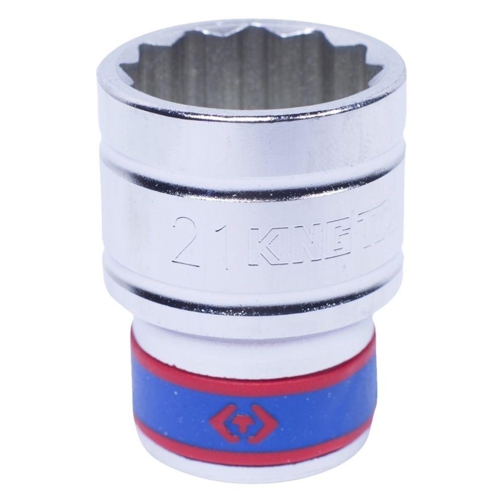 KING TONY (433021M) Головка торцевая стандартная двенадцатигранная 1/2", 21 мм