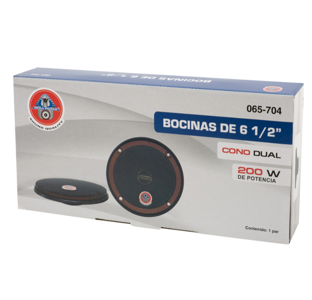 Автоколонки 16см/6" с уменьшенной посадкой и сетками Bocinas DE 065-704