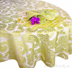 Скатерть 150x250 Proflax Rondo limone Германия