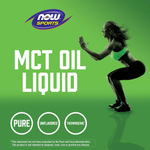 NOW Foods, Sports, масло со среднецепочечными триглицеридами, с нейтральным вкусом, 473 мл (16 жидк. унций)