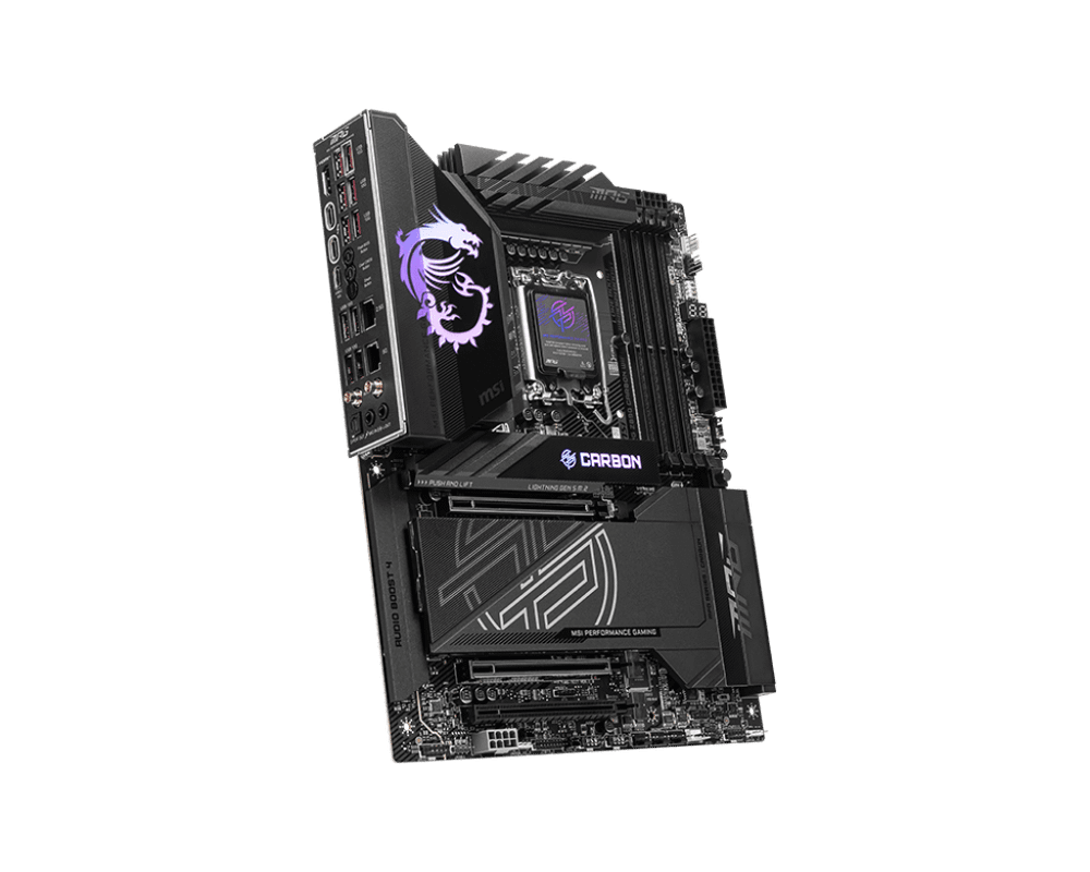 Материнская плата MSI MPG Z890 CARBON WIFI LGA1851 4xDDR5 4xSATA3 RAID 5xM.2 1xHDMI ATX