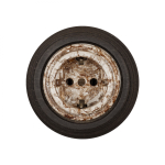 Розетка с З.К., керамика, цвет мрамор B1-101-09