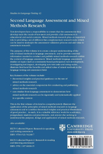 Second Language Assessment and Mixed Methods Research (Studies in Language Testing, Series Number 43) 1st Edition