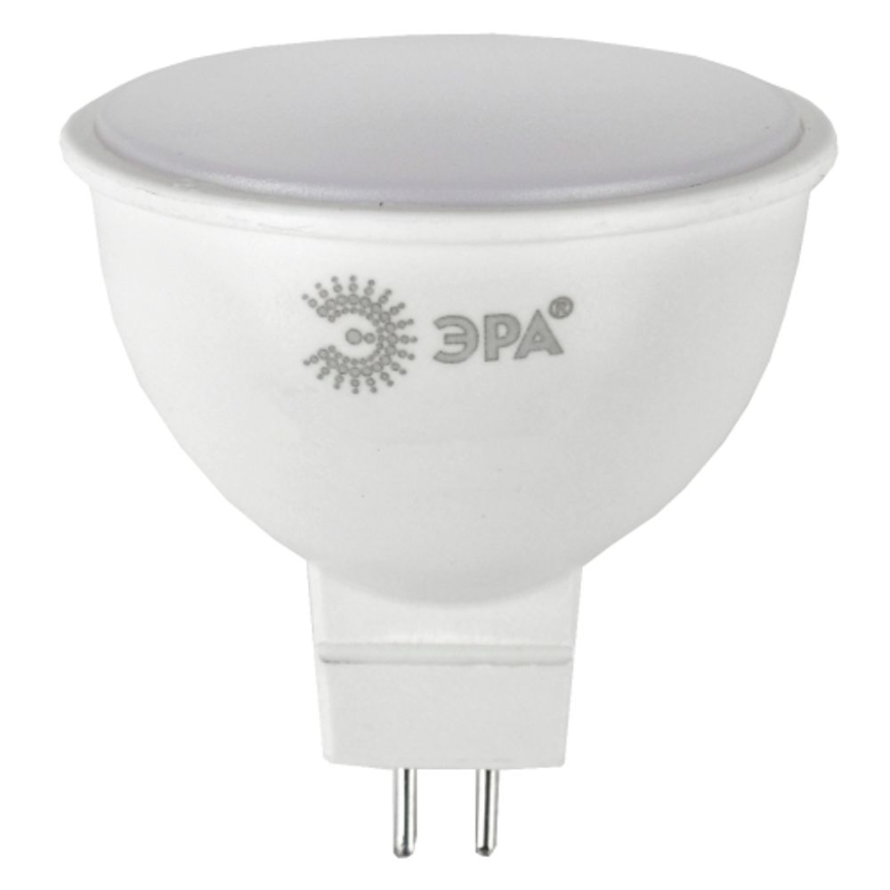 Лампа светодиодная ЭРА RED LINE LED MR16-5W-865-GU5.3 R 5Вт софит холодный дневной свет GU5.3 | Лампы cветодиодные Точечные (Софиты) (MR, PAR)