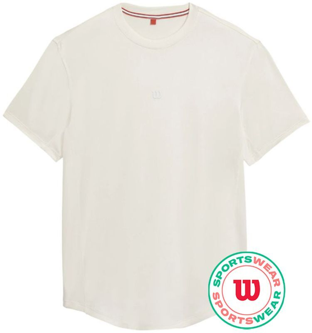 Мужская теннисная футболка Wilson The Everyday Performance - Бежевый