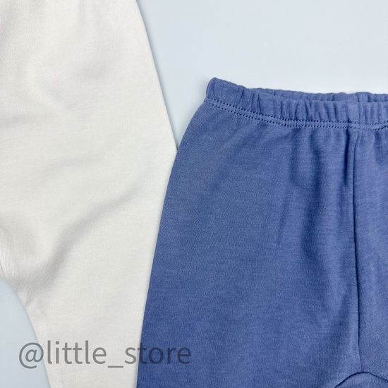 Комплект штанишек хлопковых, Бежевый/мокрый асфальт