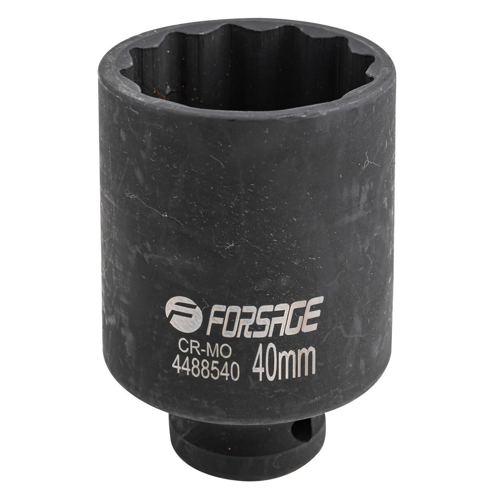 Головка ударная глубокая 40мм (12гр.), 1/2'' Forsage F-4488540