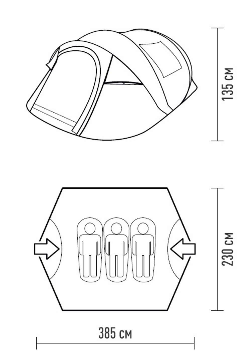 SOLAR QUICK палатка Talberg  (зелёный)