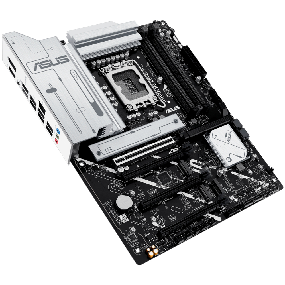 ASUS Main Board Desktop Intel Z890 Chipset 4 x DIMM slots, max. 256GB, DDR5 1 x DisplayPort1 x HDMITM port 1 x  4 x M.2 slots 4 x SATA ATX