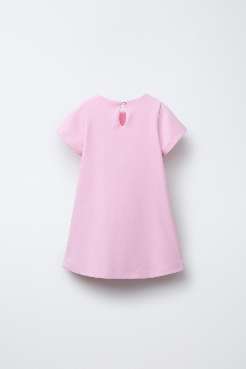 ZARA ПЛАТЬЕ С БАНТОМ, РОЗОВЫЙ