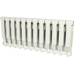 ROMMER Profi 350 (AL350-80-80-080) 12 секций радиатор алюминиевый (RAL9016)