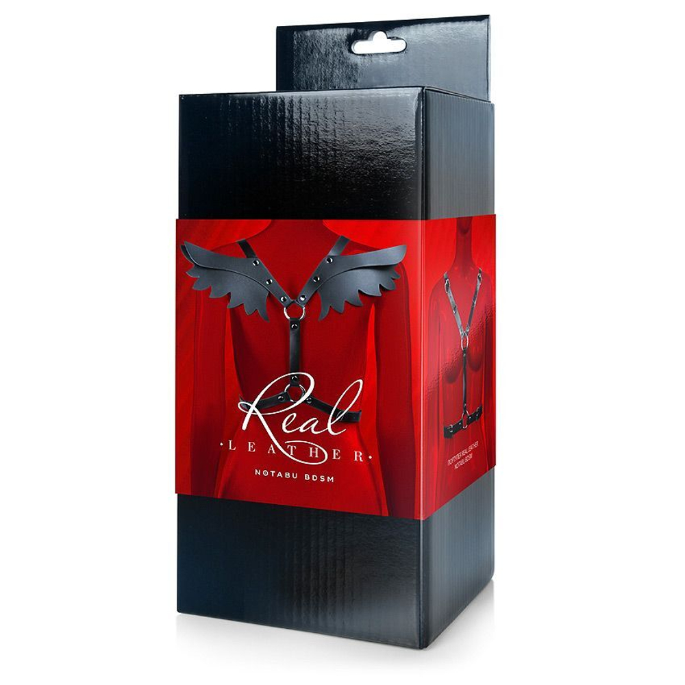 Роскошная портупея с крыльями (Цвет: черный)