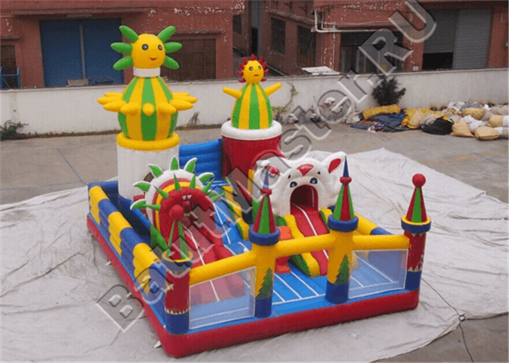 Коммерческий надувной батут "Пасхальный зайчик"