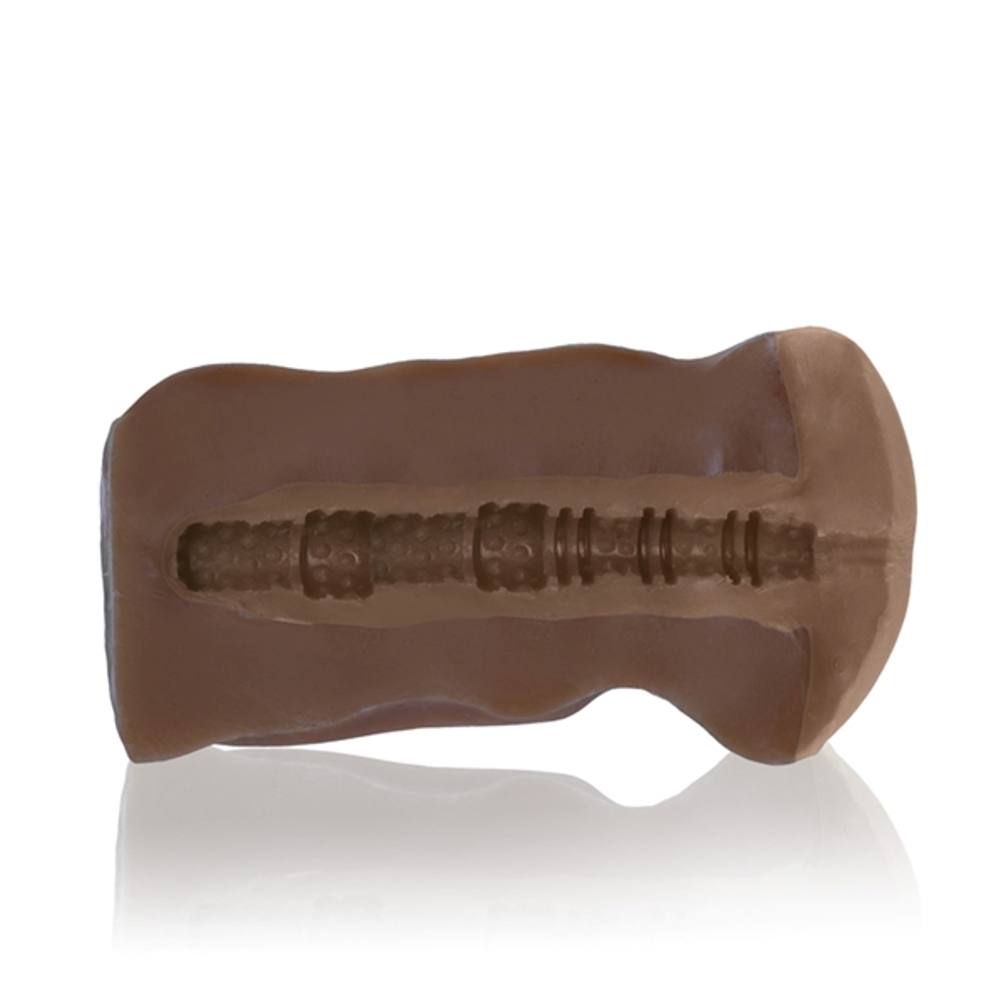 Темный мастурбатор-анус VIVID RAW BUTT FUCK (Цвет: коричневый)