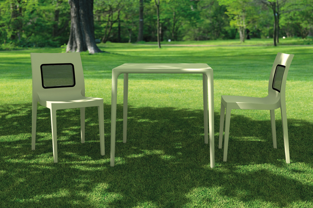 Стул пластиковый Siesta Contract Lucca-T, белый