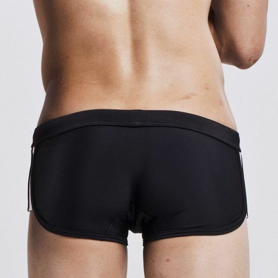 Мужские плавки хипсы черные Seobean Black Athletic Hip Boxer