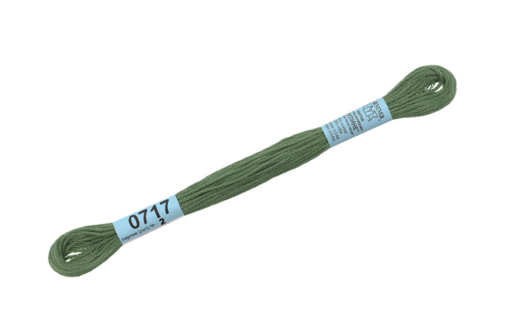 Мулине "Gamma", 100% хлопок, 8 м, №0717