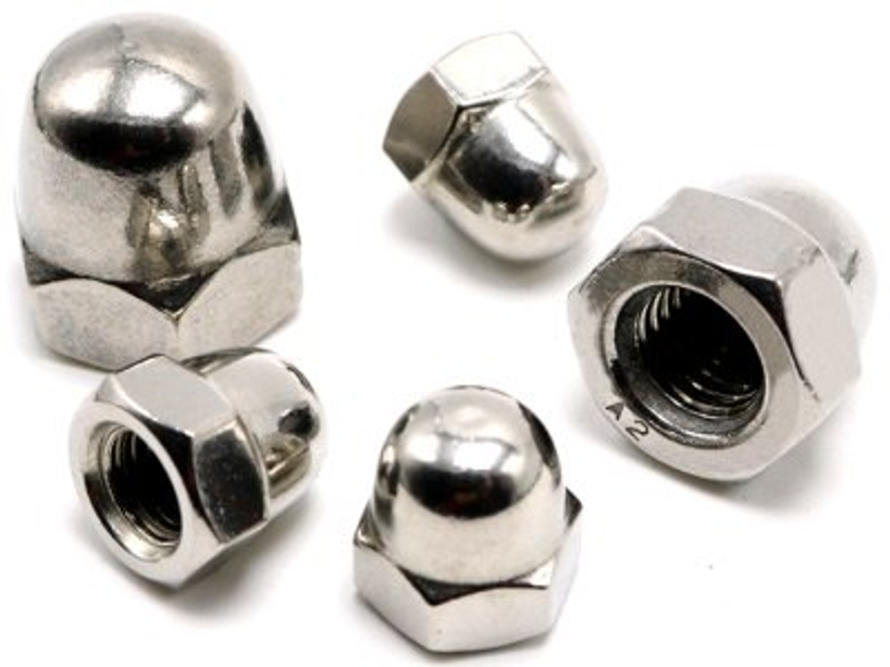 Гайка колпачковая нержавейка М8 DIN 1587 A2 (200шт/уп)