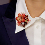 Брошь Shadore Букет XZ1442.9 R/G