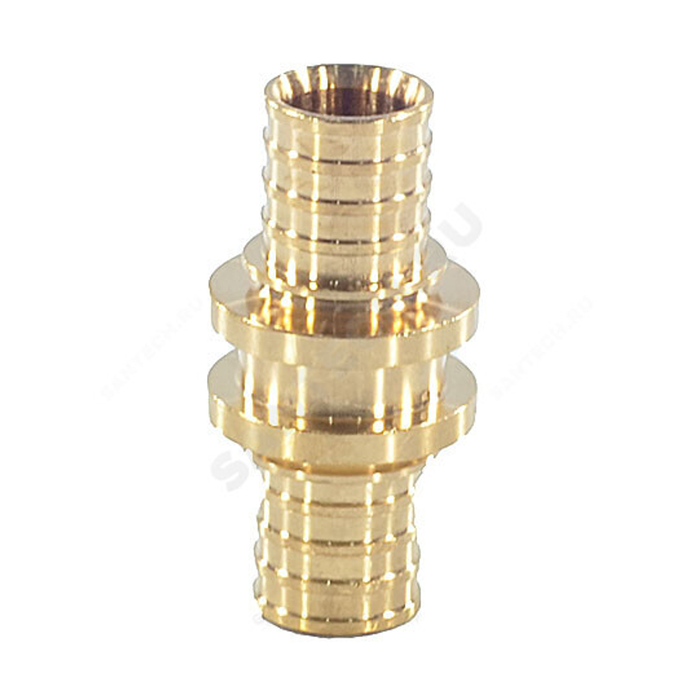 Муфта для PE-X труб аксиальная бронза Дн 20 RAUTITAN PLATINUM RX Rehau 13777131001