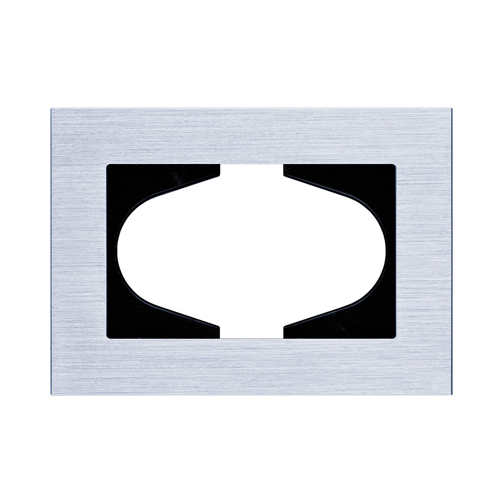 Рамка для двойной розетки, серебро Kollinger Reflex AL RA120SR