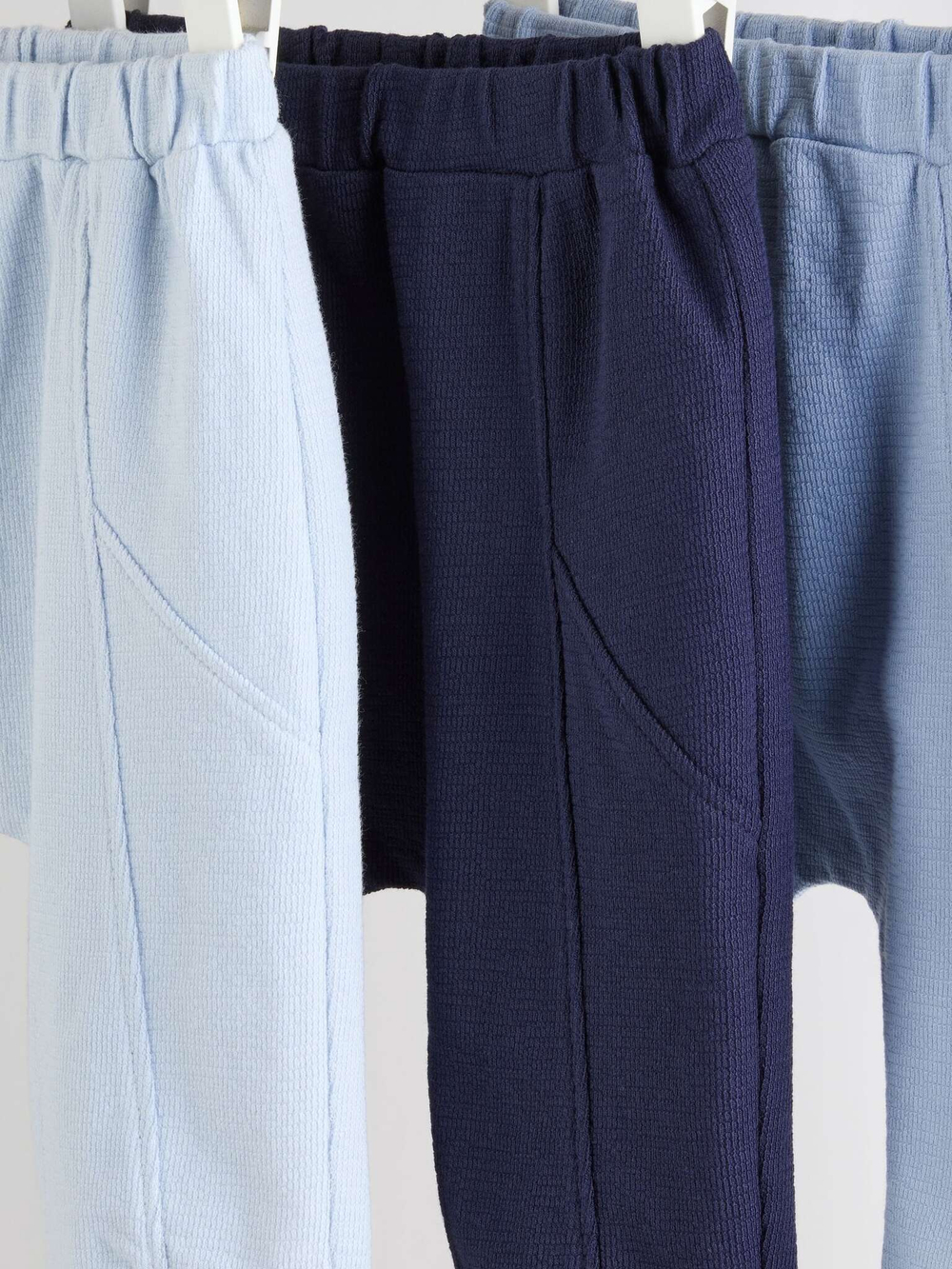 Джоггеры для малышей Next AT0-716, 3 шт., Синий, Голубой