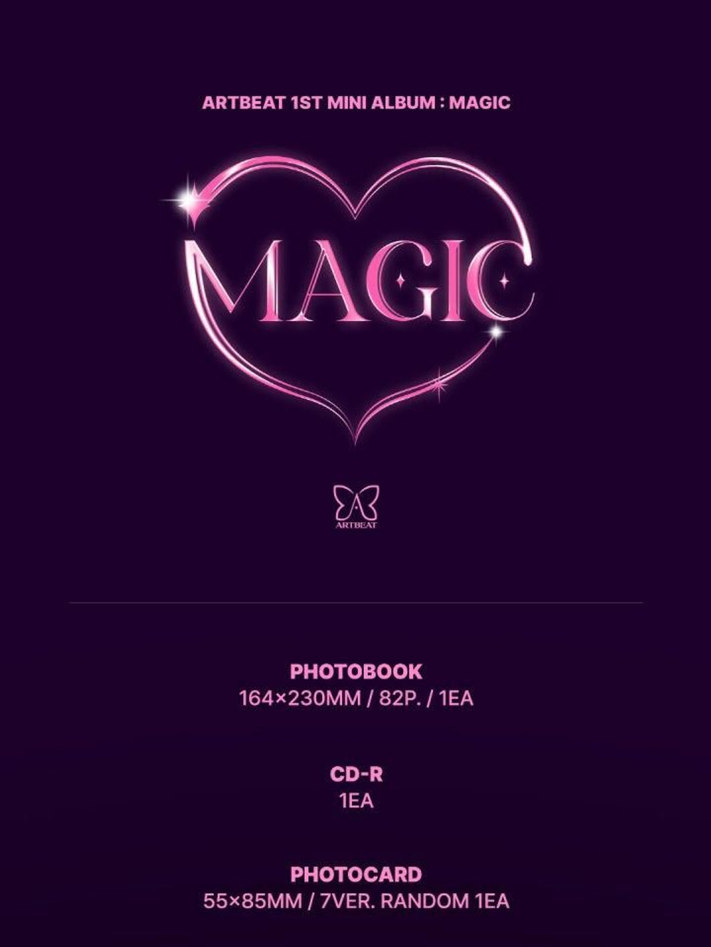 Альбом ARTBEAT - MAGIC 1st Mini Album