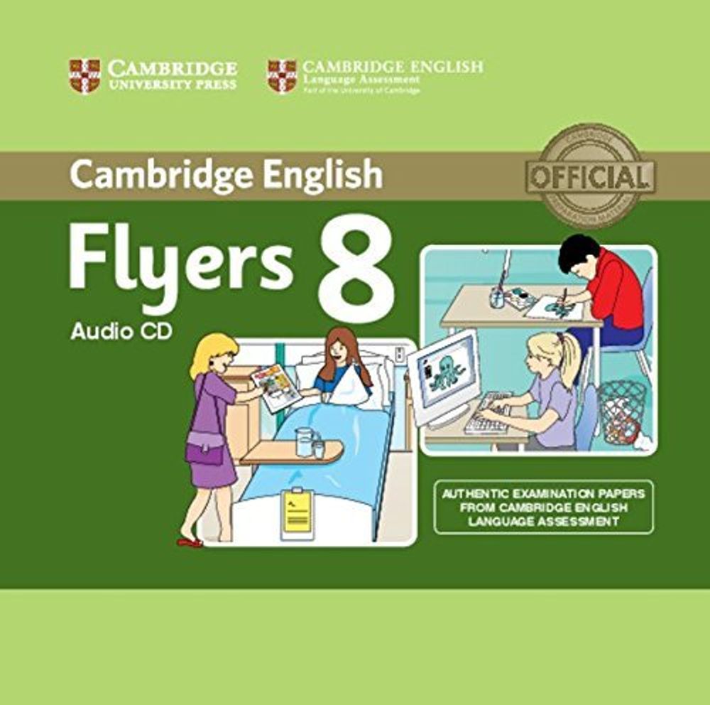 C Young Learners Eng Tests 8 Flyers Audio CD !!