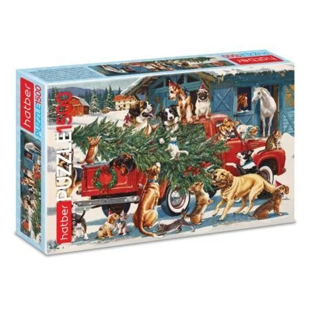 Пазлы 1500 элементов 670*480мм. "Праздник на ферме"