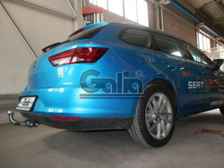 Фаркоп оцинкованный Galia S108A для SEAT Leon ST универсал 2013-(паспорт и сертификат в комплекте)(без электрики)