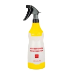 Бутылка с химостойким триггерным распылителем (желтая) MaxShine, 750 мл, антискользящая резиновая опора, RTS750-Y