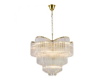 Подвесная люстра 18*E14 8918/C gold золото AMANDA Newport