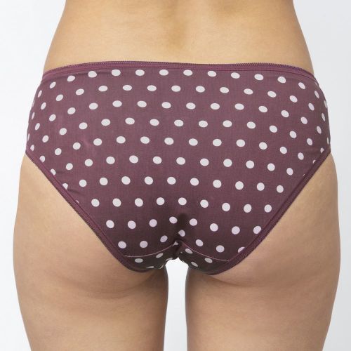 Женские трусы фиолетовые в горошек Salvador Dali SD7006-1