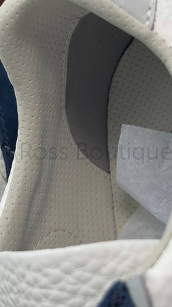 Мужские кроссовки Brunello Cucinelli Panelled бело-синие