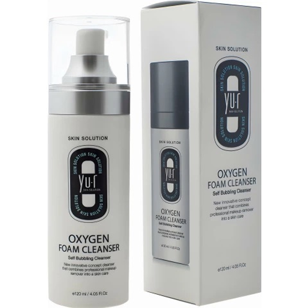 Yu.R Пенка для снятия макияжа и очищения кожи | Oxygen Foam Cleanser 120 мл