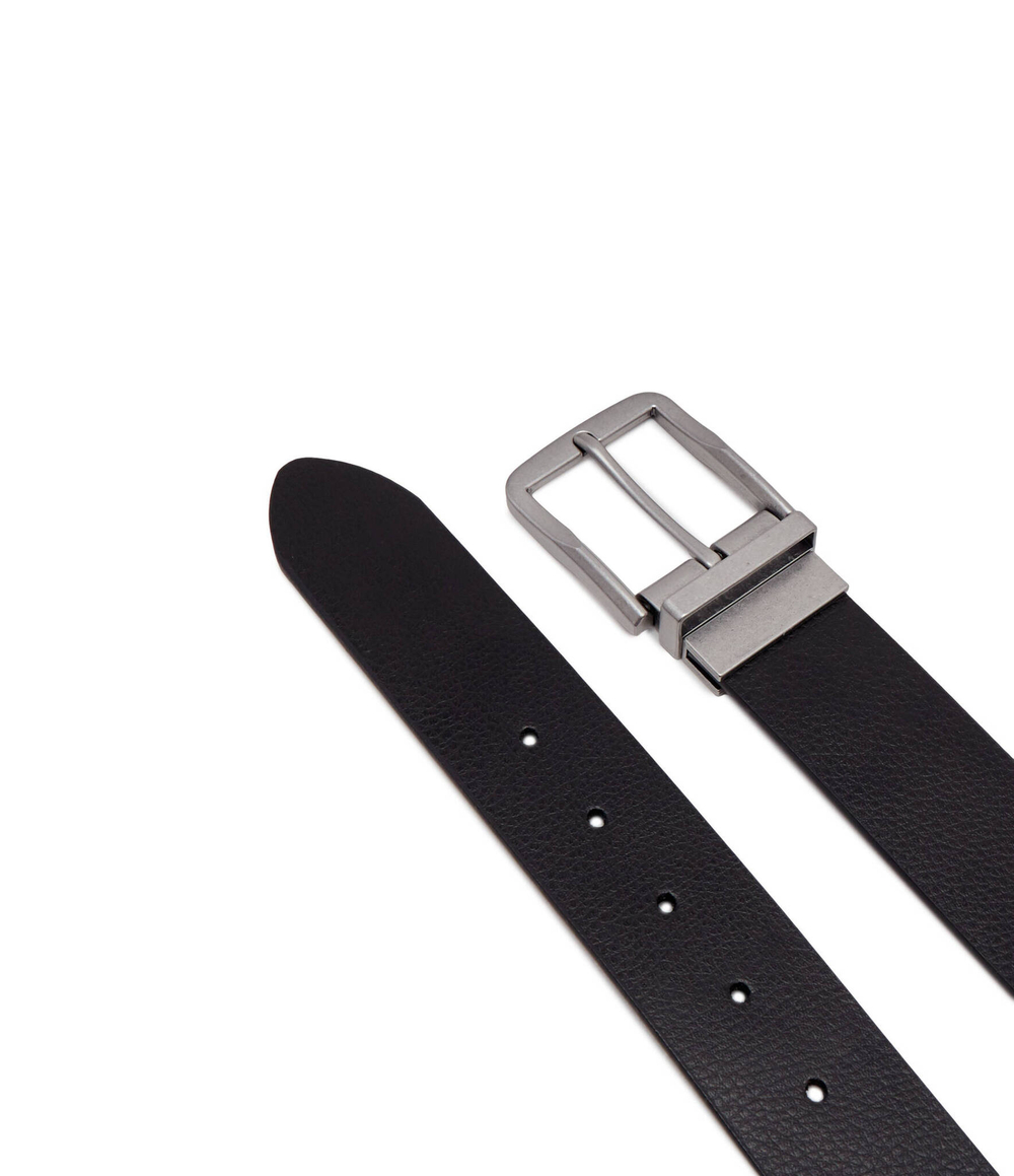 Двухсторонний кожаный ремень CALVIN KLEIN JEANS - черный(K50K511147)