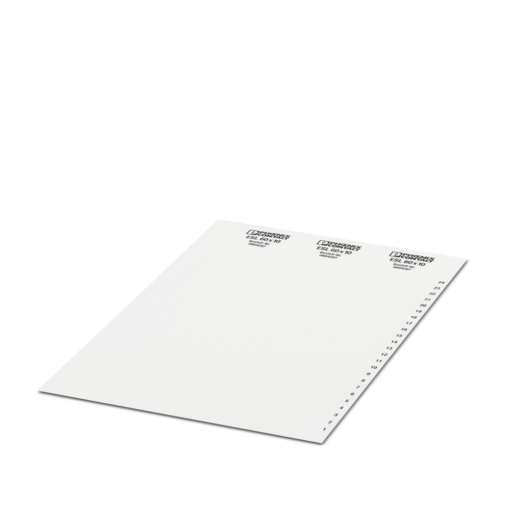 0804287 - ESL 60X10 - Bставные полосы