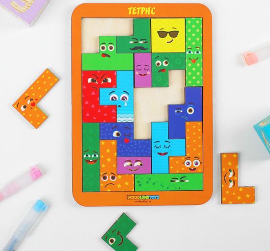 Головоломка-тетрис "Смайлики"