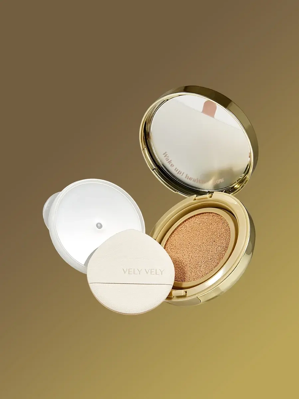 Vely Vely Тональная основа-кушон с рефилом СПФ 50+ РА+++ 23 натуральный Aura Honey Glow Cushion – Natural 15 гр