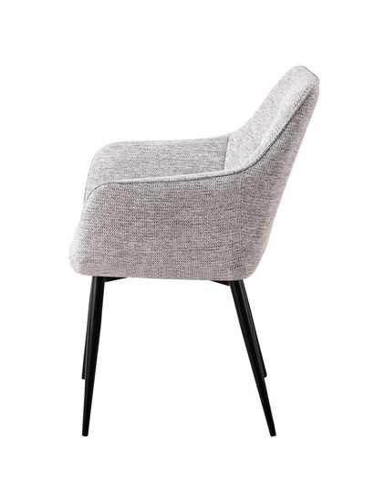 Стул обеденный Adam рогожка светло-серый