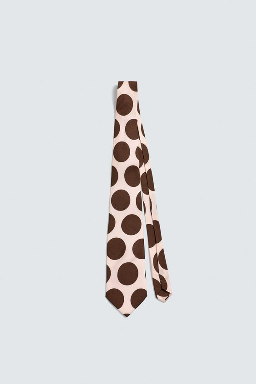 ZARA HARRY LAMBERT X DISNEY ГАЛСТУК В ГОРОШЕК, ПАСТЕЛЬНО-РОЗОВЫЙ