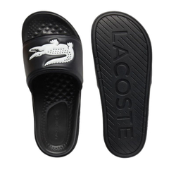Шлепанцы Lacoste Serve Slide Dual - черные/белые