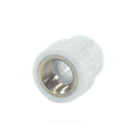 Муфта PP-R комбинированная белая Дн 20х3/4" ВР RTP (РосТурПласт) 10653